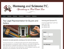 Tablet Screenshot of hornungscimone.com